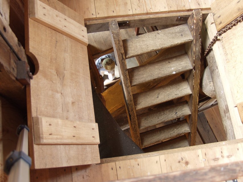 Bocking Windmill Interior, Bocking Churchstreet, Braintree, Essex, England, Great Britain