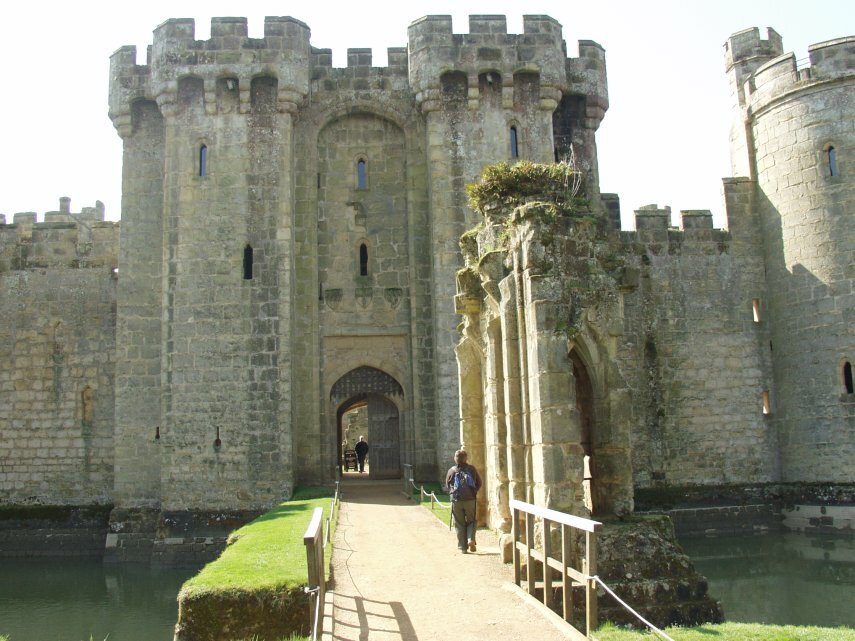 The Gatehouse, Bodiam Castle, Sussex, England, Great Britain