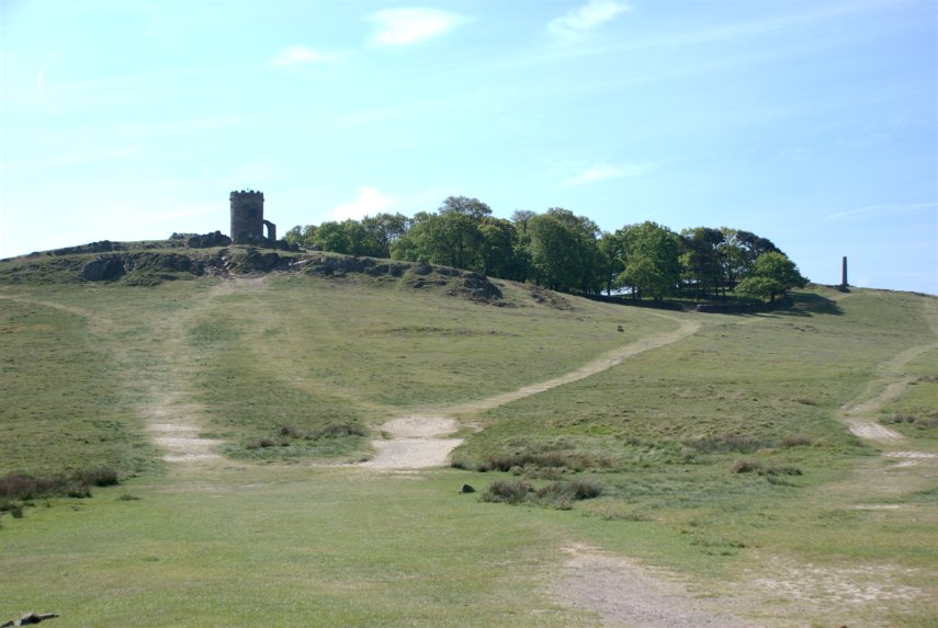 The Highest Point in Bradgate Park, Charnwood Forest, Leicestershire, England, Great Britain
