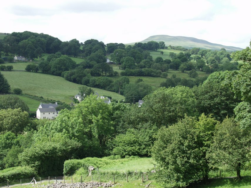 The village of Ystradfellte, Brecon, Brecknockshire, Wales.