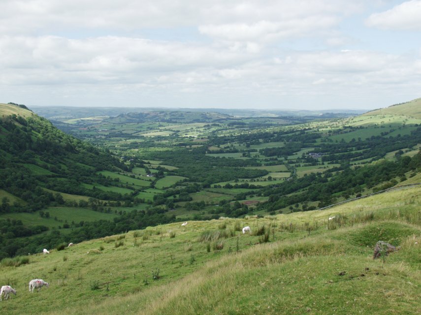 The Countryside around Brecon.