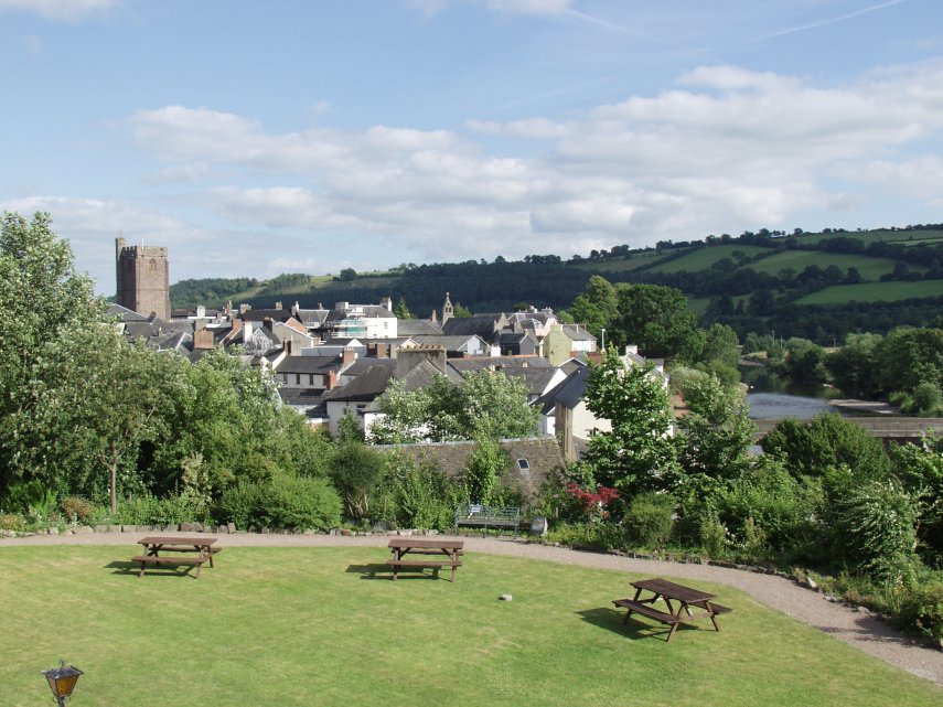 The town of Brecon.
