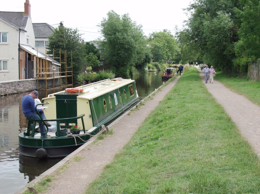 The Brecon and Monmouth Canal, Brecon, Brecknockshire, Wales.