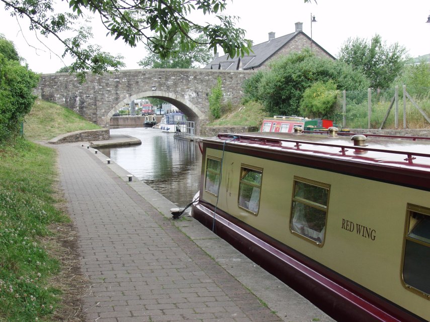 The Brecon and Monmouth Canal Outer Basin, Brecon, Brecknockshire, Wales.