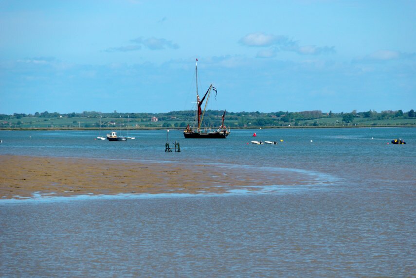 The River Colne, Brightlingsea, Essex, England, Great Britain