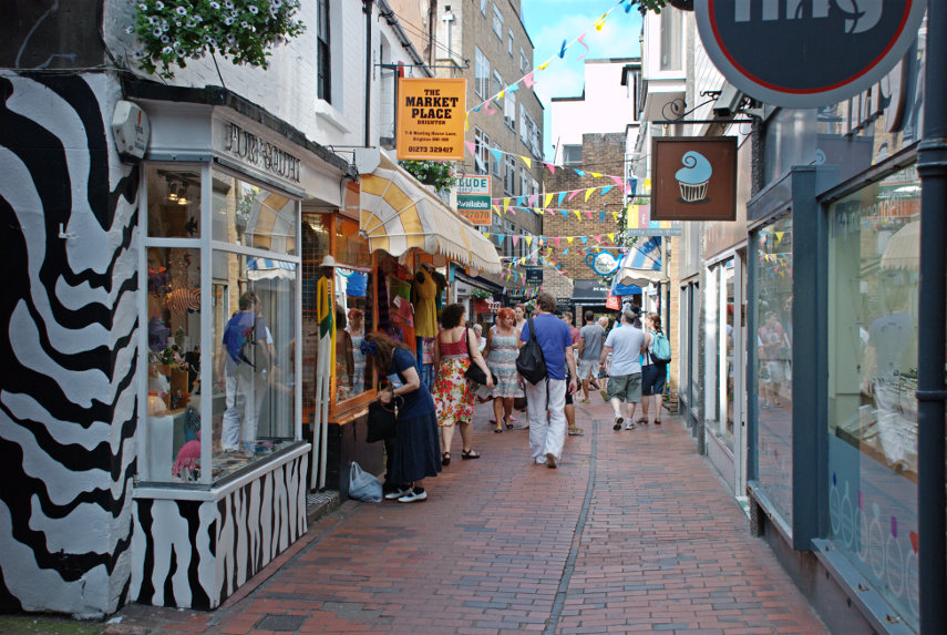 The Lanes (6), Brighton, Sussex, England