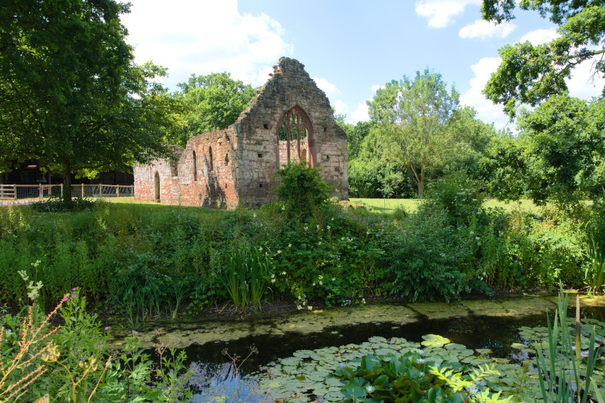 The Chapel Ruin, Brockhampton, Herefordshire, England, Great Britain