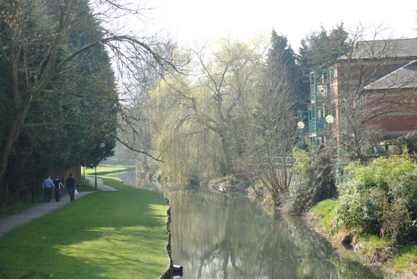 The River Great Ouse, Buckingham, Buckinghamshire, England, Great Britain