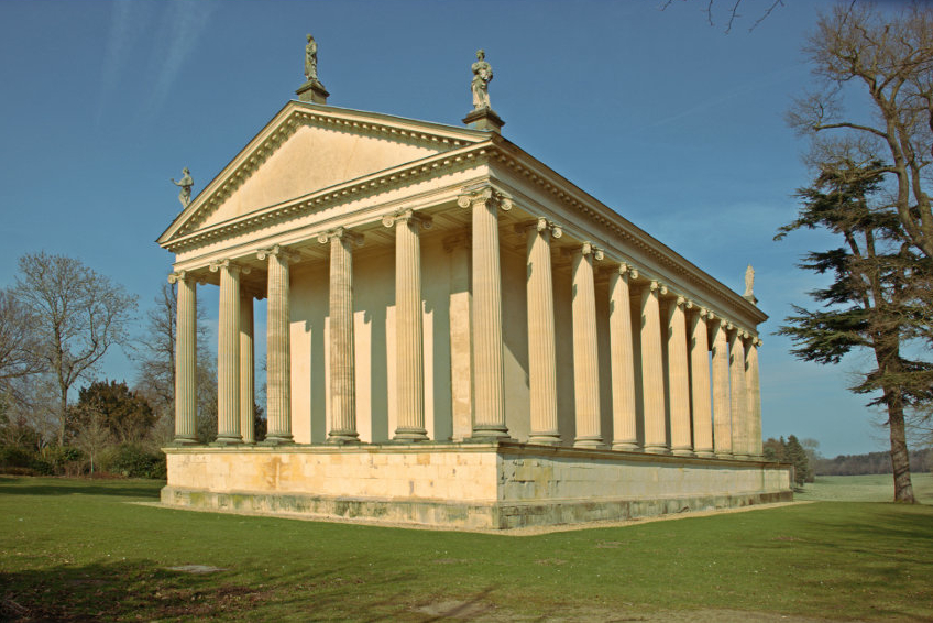 The Temple of Concord and Victory, Stowe Gardens, Buckingham, Buckinghamshire, England, Great Britain
