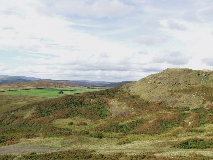 View near Burbage Edge looking out over Bamford Moor, Derbyshire Peak District, England
