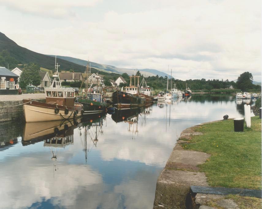 Picture of the Caledonian Canal, Fort William, Scottish Highlands