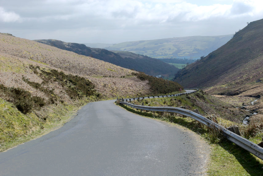 The road from Rhayader, Radnorshire