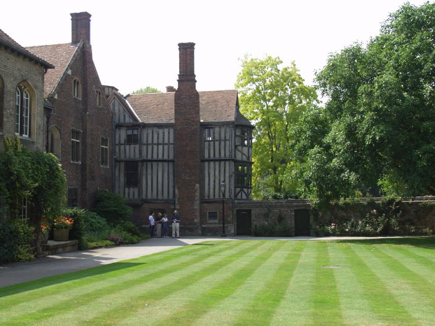 Walnut Tree Court, Queens College, Cambridge, Cambridgeshire, England, Great Britain