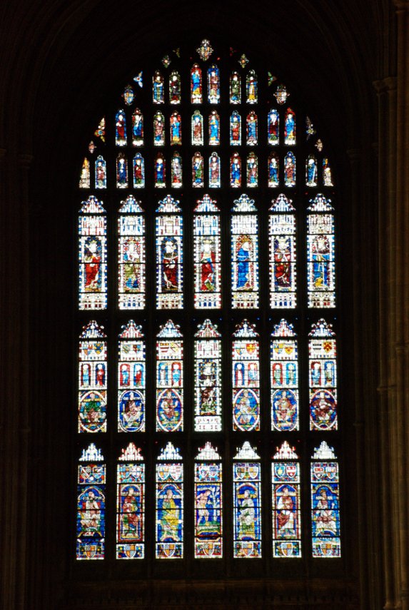 The West Window, Canterbury Cathedral, Canterbury, Kent, England, Great Britain