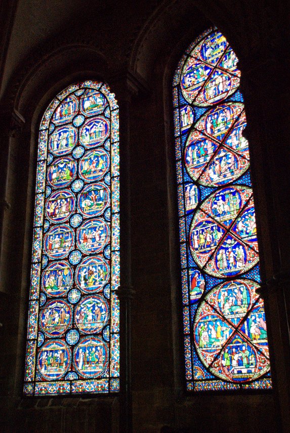 An Ambulatory Window, Canterbury Cathedral, Canterbury, Kent, England, Great Britain