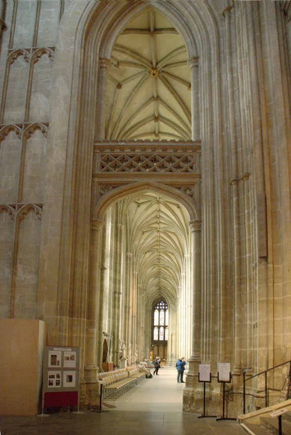 The South Aisle, Canterbury Cathedral, Canterbury, Kent, England, Great Britain