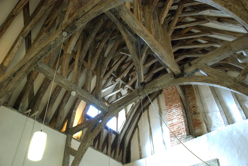 The Chapel Roof, Eastbridge Hospital, Canterbury, Kent, England, Great Britain