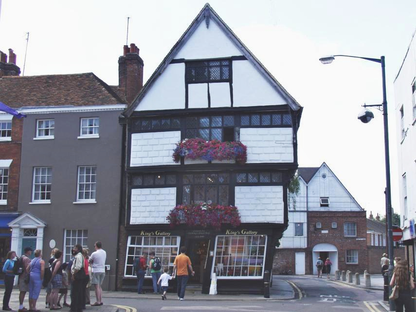 A 17th Century Timber-Framed House, Canterbury, Kent, England, Great Britain