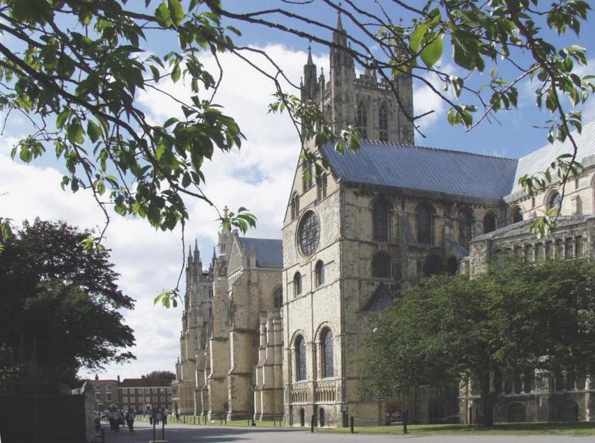 The Cathedral from the East End, Canterbury Cathedral, Canterbury, Kent, England, Great Britain