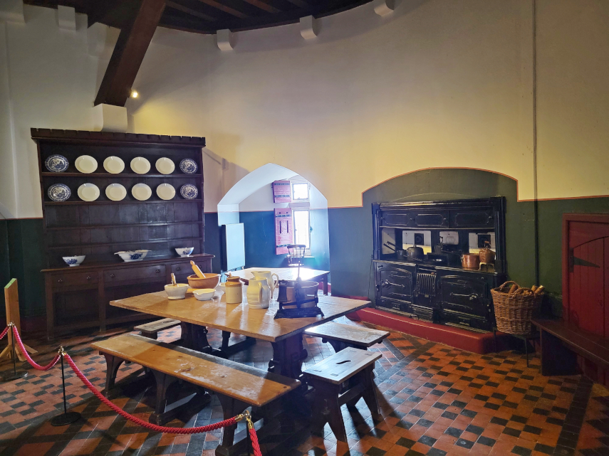 The Kitchen, Castell Coch, Cardiff, Glamorgan, Wales, Great Britain.