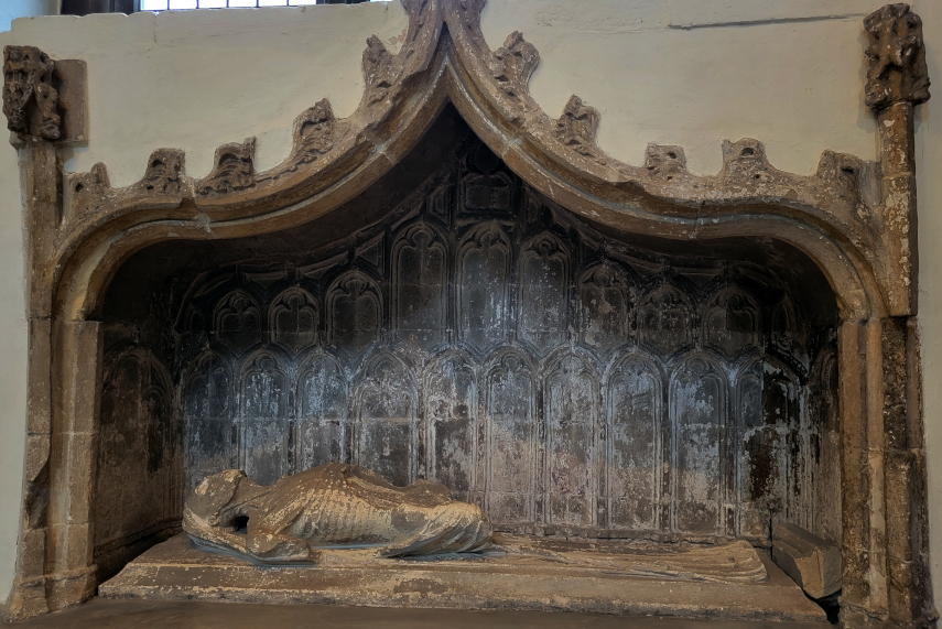 The Cadaver Tomb, Llandaff Cathedral, Llandaff, Cardiff, Glamorgan, Wales, Great Britain.