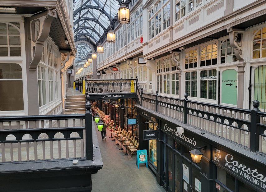 The Arcades, Cardiff, Glamorgan, Wales