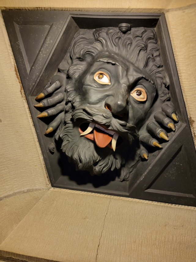 The Monster, Winter Smoking Room, Cardiff Castle, Cardiff, Glamorgan, Wales, Great Britain.
