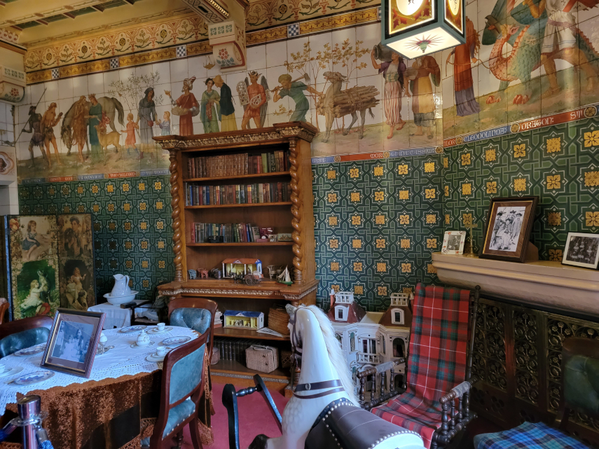The Nursery, Cardiff Castle, Cardiff, Glamorgan, Wales, Great Britain.