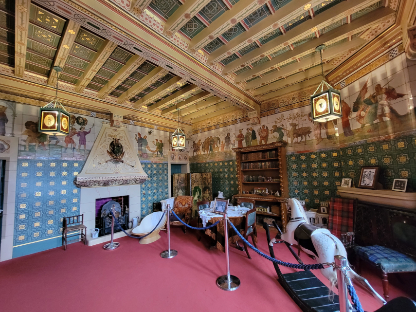 The Nursery, Cardiff Castle, Cardiff, Glamorgan, Wales, Great Britain.