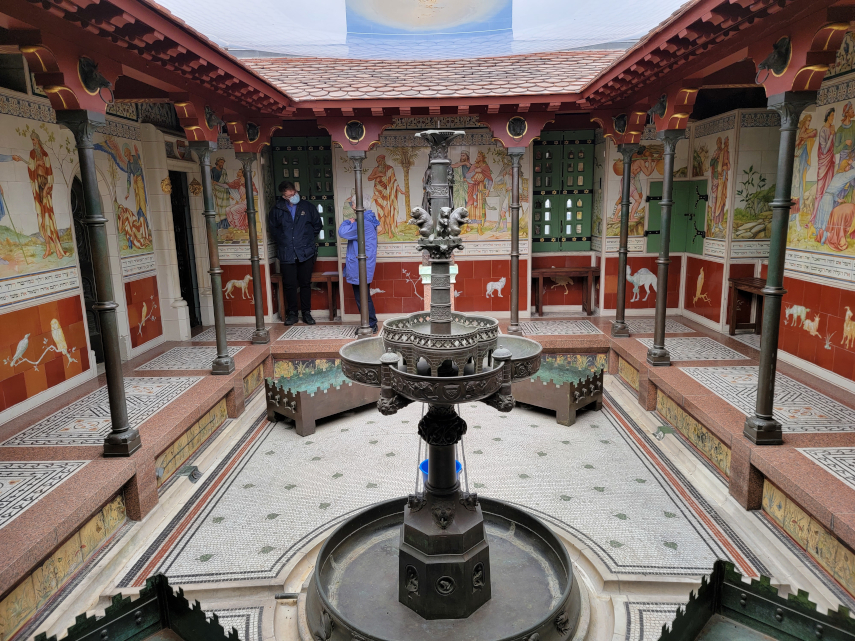 The Roof Garden, Cardiff Castle, Cardiff, Glamorgan, Wales, Great Britain.