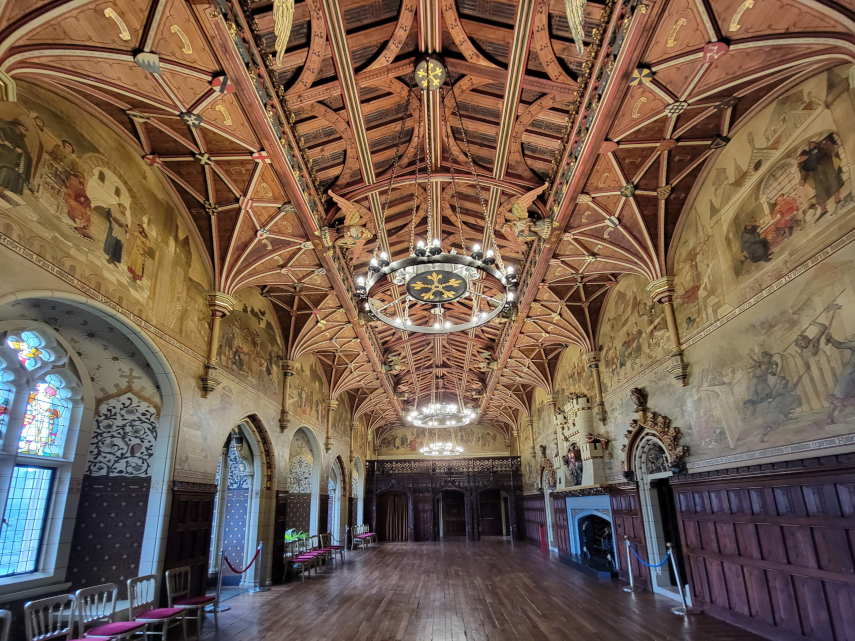 The Banqueting Hall, Cardiff Castle, Cardiff, Wales, Great Britain.