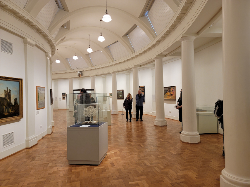 One of the Art Galleries, National Museum, Cardiff, Glamorgan, Wales, Great Britain.
