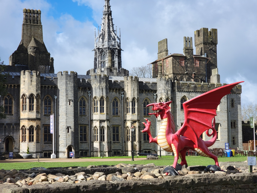 Cardiff Castle, Cardiff, Glamorgan, Wales, Great Britain.