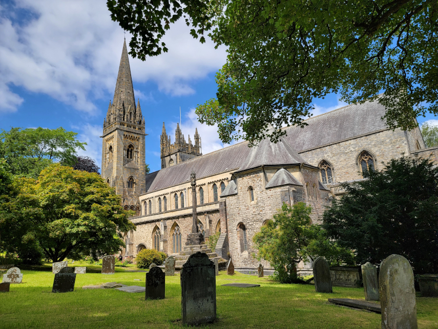 Llandaff Cathedral, Llandaff, Cardiff, Glamorgan, Wales, Great Britain.