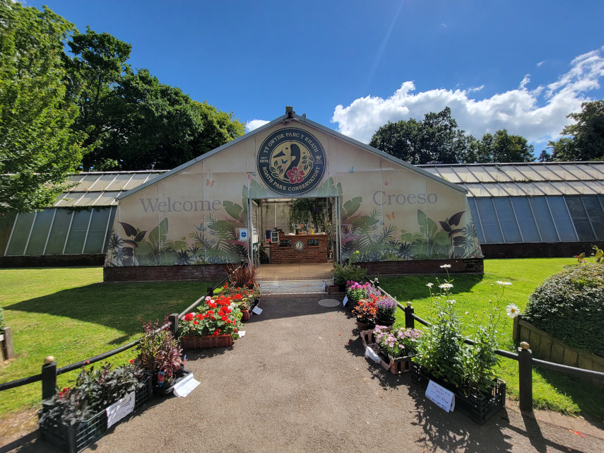 The Conservatory, Roath Park, Cardiff, Glamorgan, Wales, Great Britain.