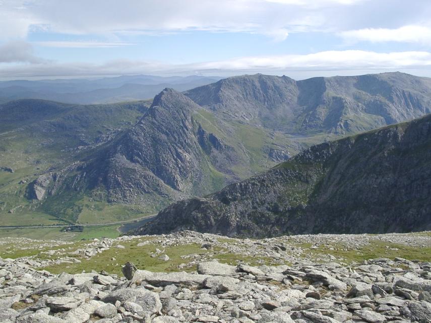 Tryfan and the Glyders, Caernarfonshire, Wales, Great Britain