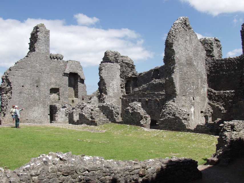 Inner Ward, Carreg Cennen Castle, Carmarthenshire
