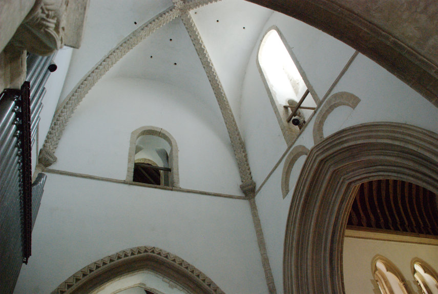 The Tower Crossing, St. Lawrence Church, Castle Rising, Norfolk, England, Great Britain