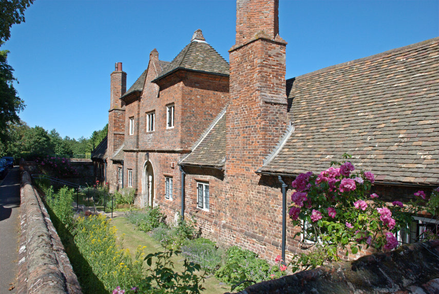 The Almshouses, Castle Rising, Norfolk, England, Great Britain