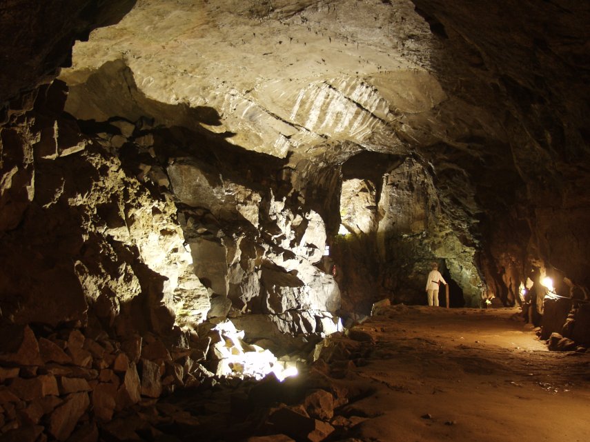 Pluto's Dining Room, Peak Cavern, Castleton, Derbyshire, England, Great Britain