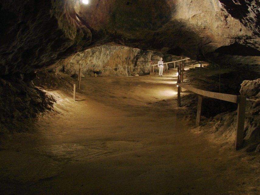A Large Passage, Peak Cavern, Castleton, Derbyshire, England, Great Britain