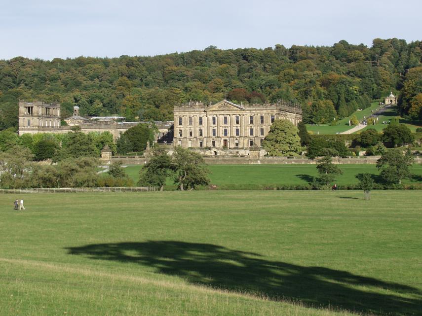 Chatsworth House, Bakewell, Derbyshire, England, Great Britain