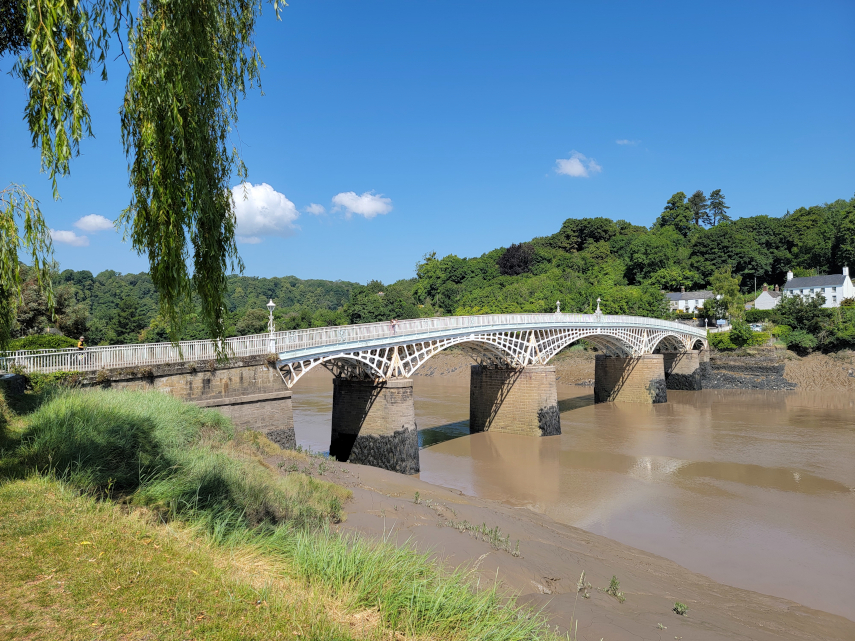 The Old Wye Bridge, Chepstow, Monmouthshire