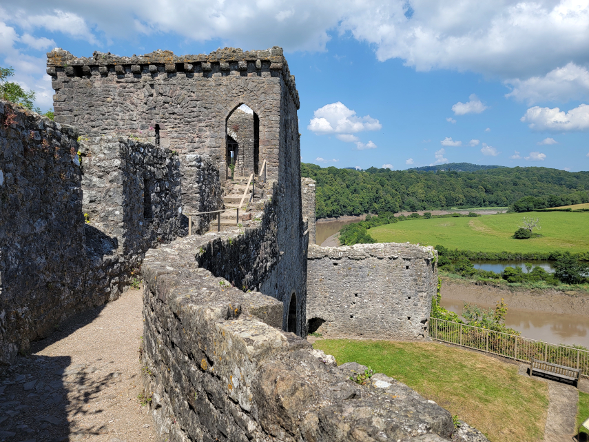Chepstow Castle, Chepstow, Monmouthshire, Wales