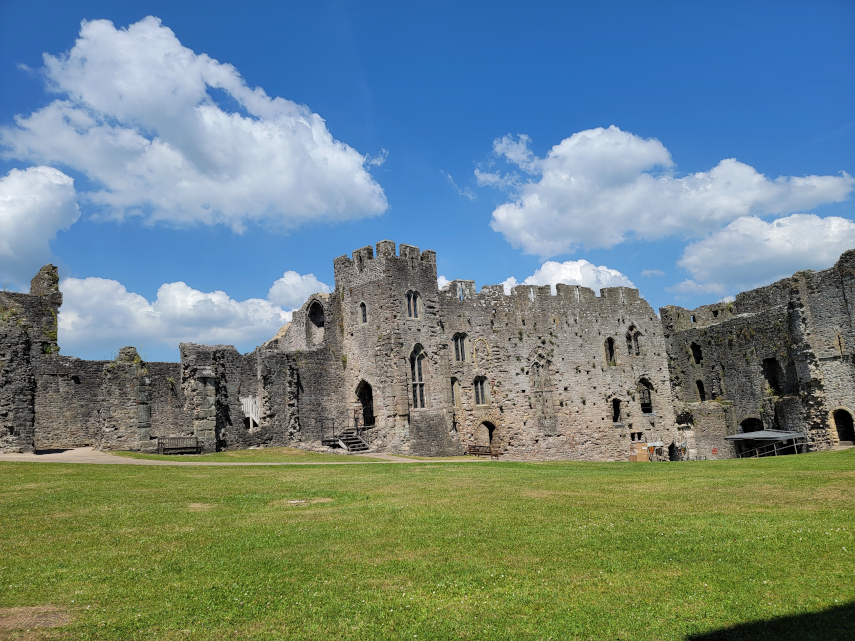 The First Bailey, Chepstow Castle, Chepstow, Monmouthshire, Wales