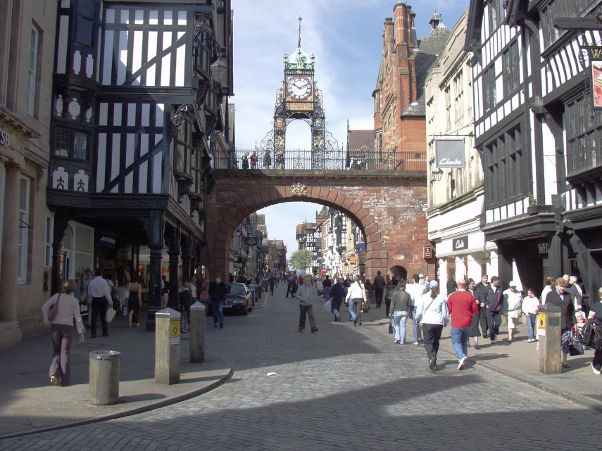 View of Eastgate, Chester