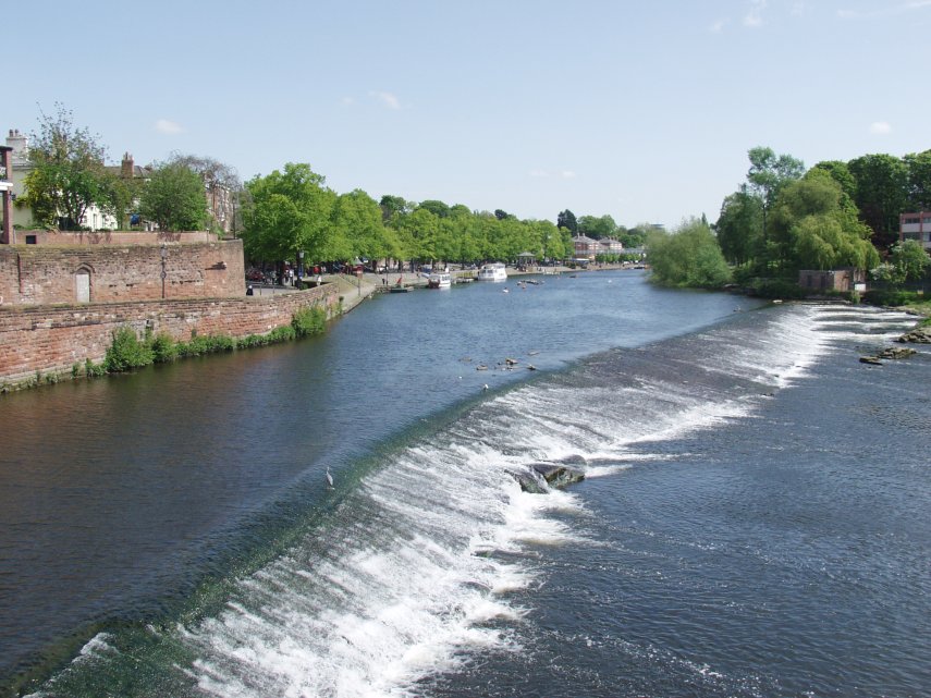 View of the River Dee, Chester, Cheshire, England, 