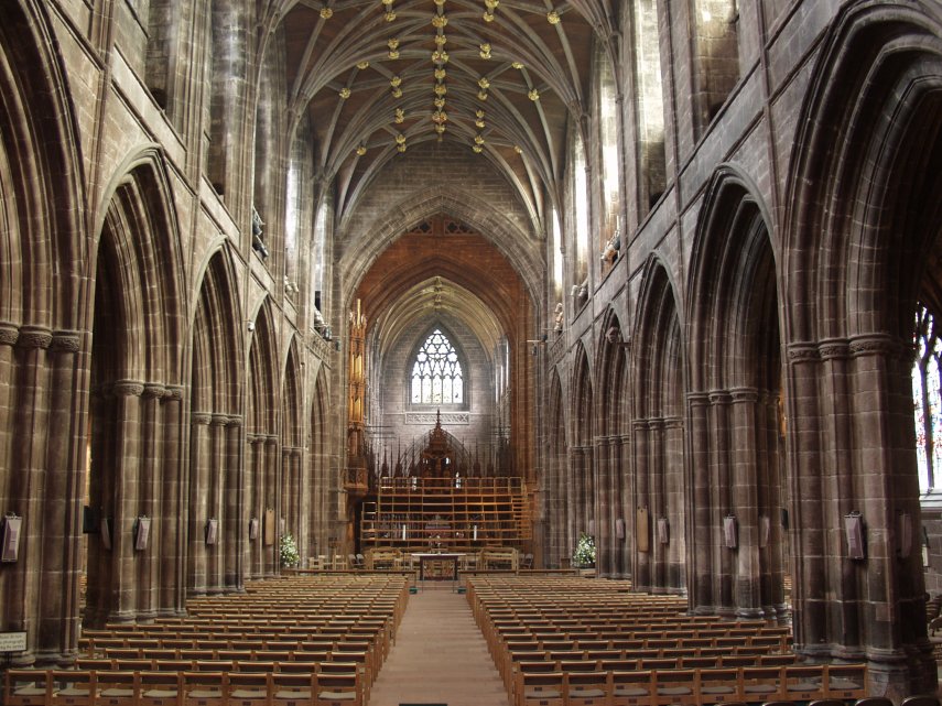 View of the Nave, Chester Cathedral, Chester