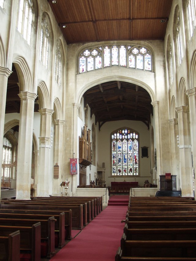 The Nave, St. James Church, Chipping Campden, Gloucestershire, England, Great Britain