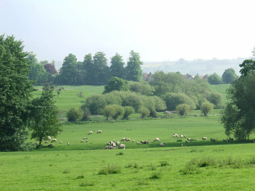 View of the countryside around Chipping Campden, Gloucestershire, England